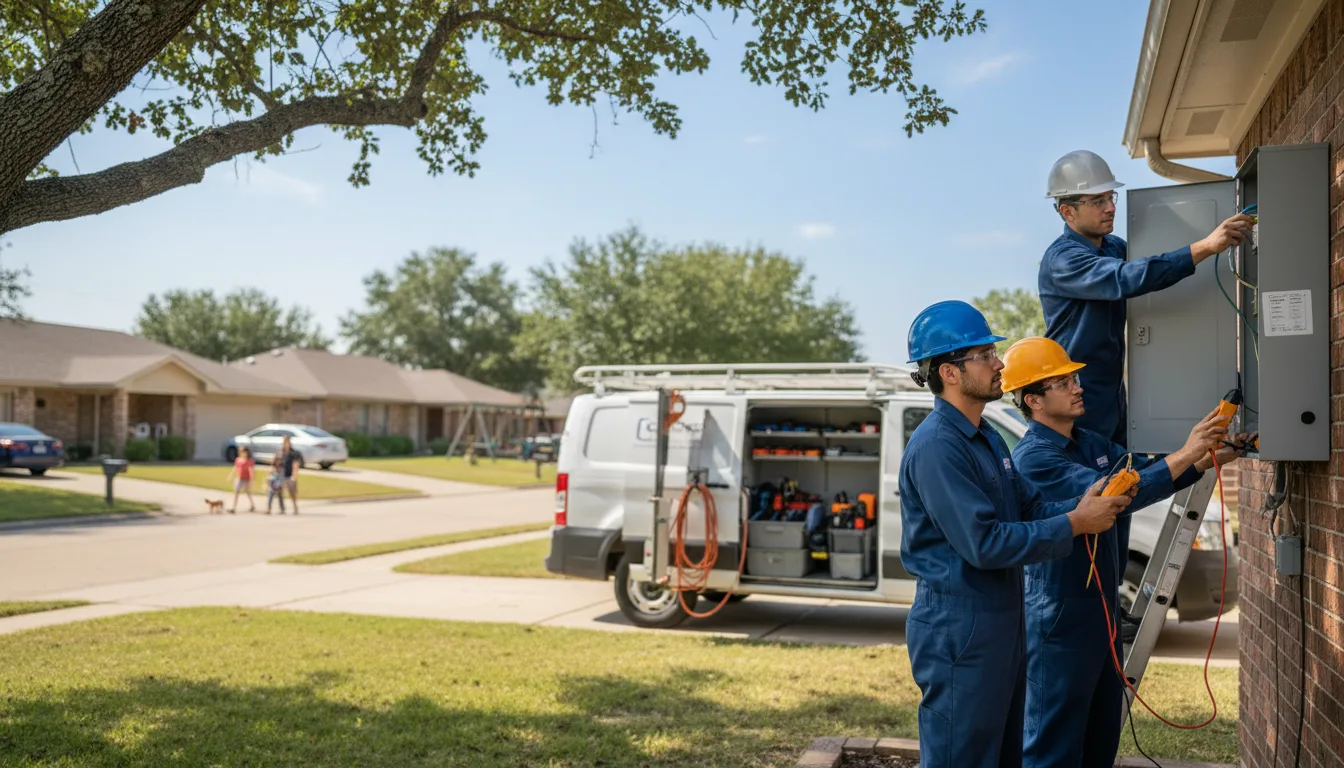 Certified electrician providing emergency electrical services in Nunez, GA